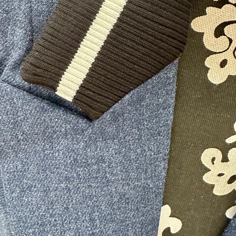 Dolce Cabo Navy Tailored Blazer with Contrast Trim - Picture 4 of 12